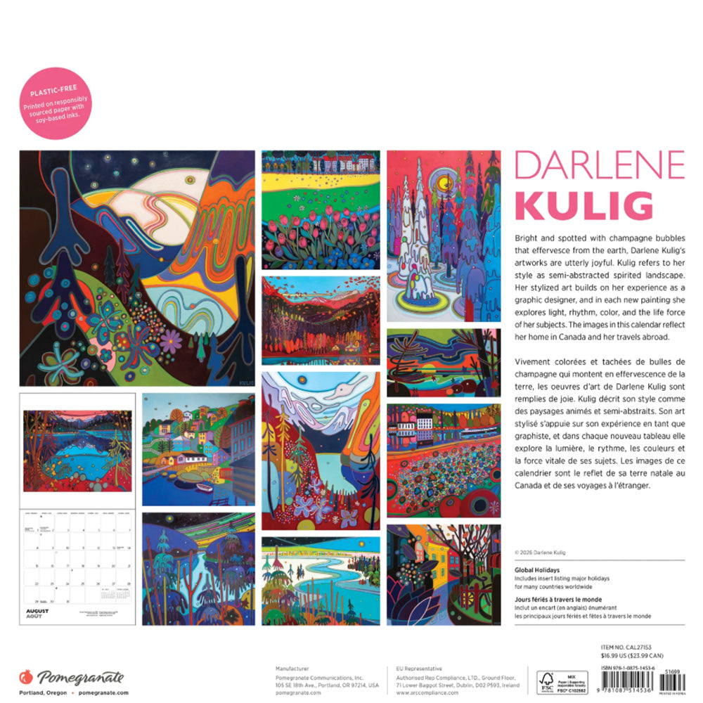 Darlene Kulig 2027 Wall Calendar