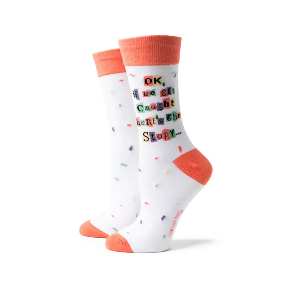 Two Left Feet If We Get Caught Socks Small