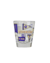 RFSJ Washington Huskies Pennant Shot Glass 1.5oz Hover