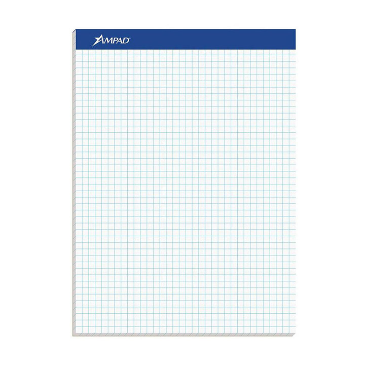 Ampad White 4x4 Quad Ruled Evidence Dual Legal Pad 100ct