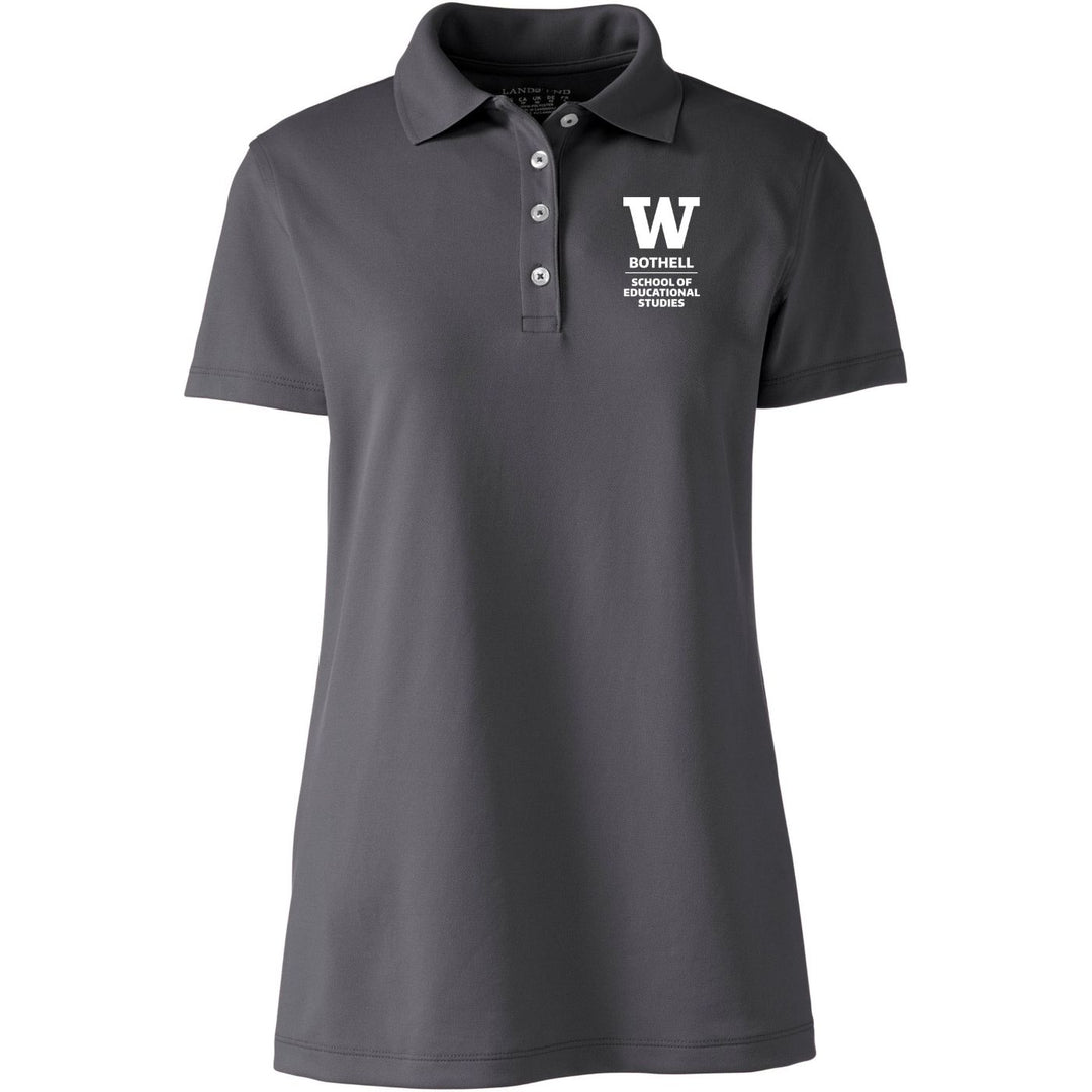 Lands' End Women's UW Bothell School of Educational Studies Polyester Polo