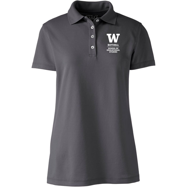 Lands' End Women's UW Bothell School of Educational Studies Polyester Polo