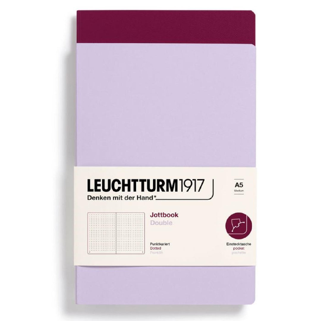 Leuchtturm 1917 Jottbook Double Pack A5 Flexcover Notebook 59ct