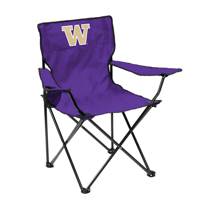 Logo Purple W Quad Tailgate Chair