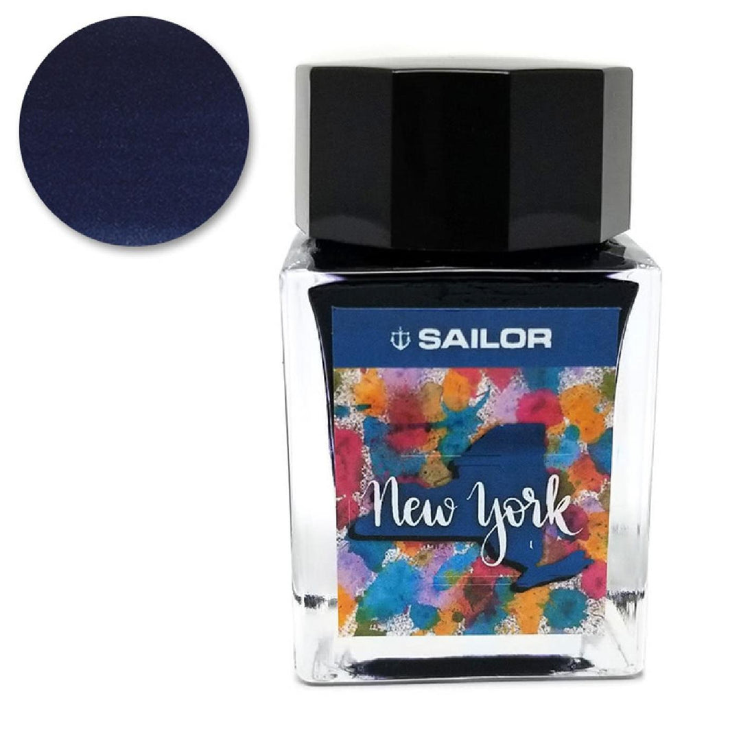 Sailor Compass USA 50 States 20ml Ink Bottle#color_blue-black
