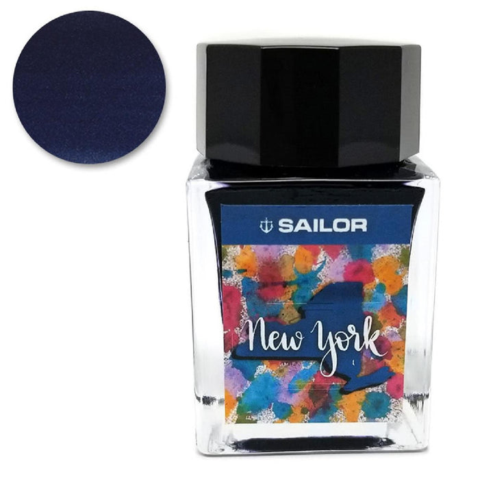Sailor Compass USA 50 States 20ml Ink Bottle#color_blue-black