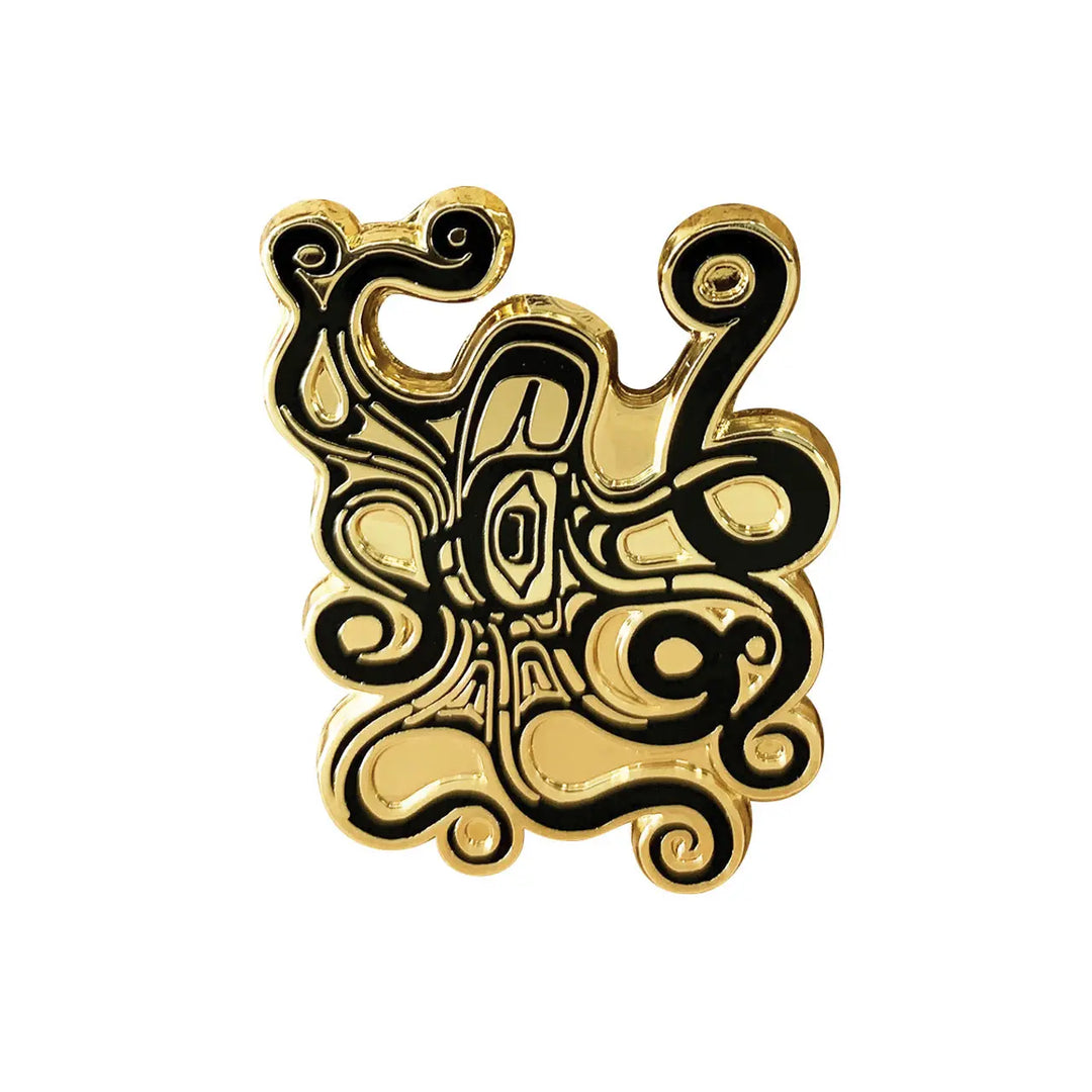 Native Northwest Octopus Enamel Pin