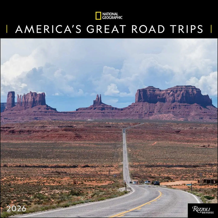 National Geographic America's Great Road Trips 2026 Wall Calendar