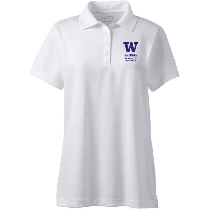Lands' End Women's UW Bothell School of Business Polyester Polo