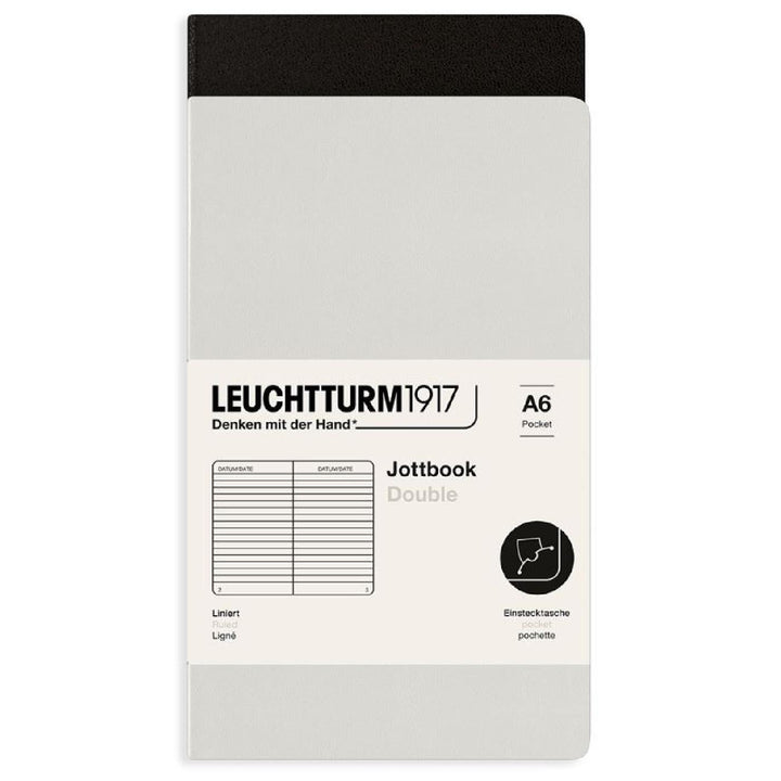 Leuchtturm 1917 Jottbook Double Pack A6 Flexcover Notebook 59ct