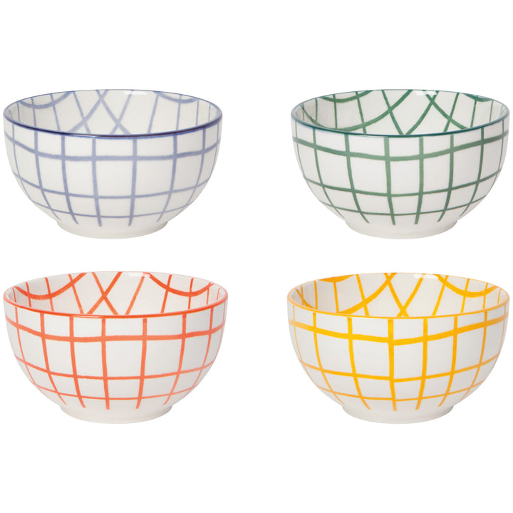 Danica Wobbly Check Assorted Bowls