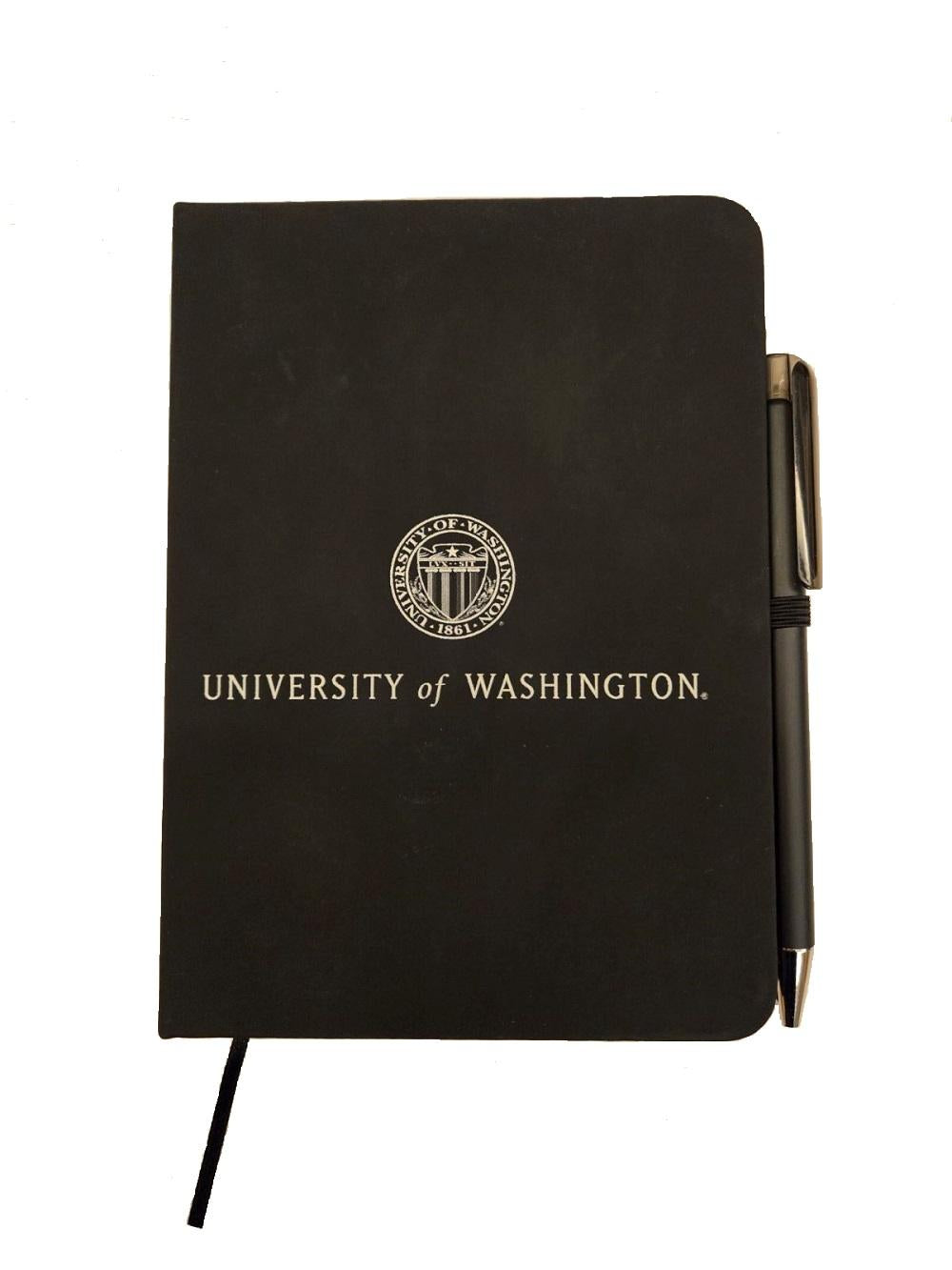 MCM U of W Seal Value Notebook with Pen