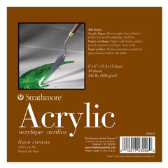 Photo of Strathmore 400 Series Acrylic Paper Pad 10 Sheet.
