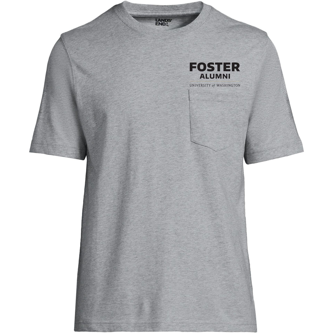 Lands' End Unisex UW Foster Alumni Short Sleeve Pocket T-Shirt