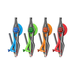 Helix Assorted Colors Plastic Universal Locking Compass