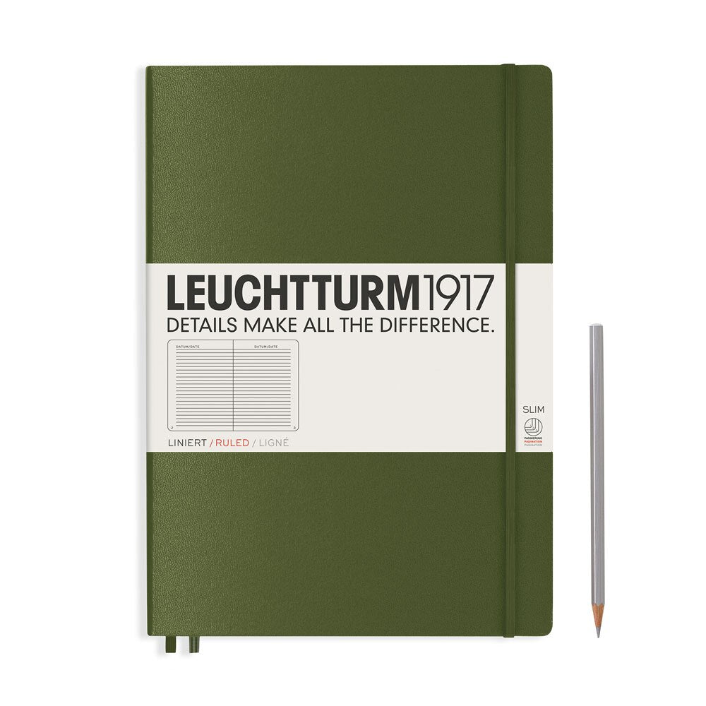 Leuchtturm 1917 Master Slim A4+ Hardcover Notebook 121ct