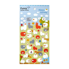 Photo of BC Mini Alpaca & Sheep Stickers.