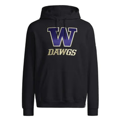 Photo of adidas Men's Washington Huskies 2026 Strategy DAWGS Twill Pullover Hoodie.
