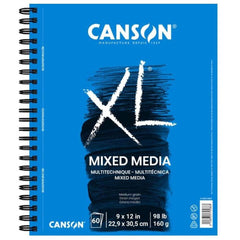 Photo of Canson XL Mix Media Spiral Bound Pad 60 Sheets.