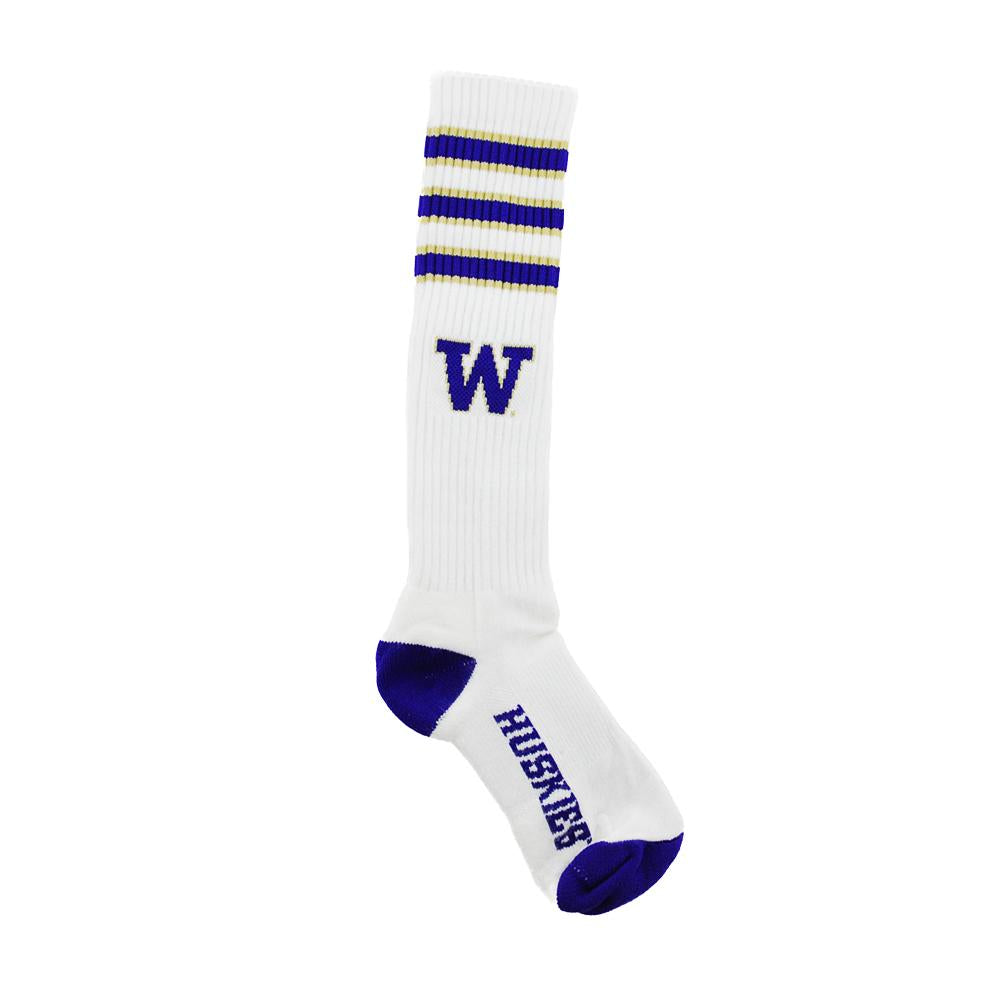 TCK Unisex W Stripes Throwback 2 Over Calf Socks