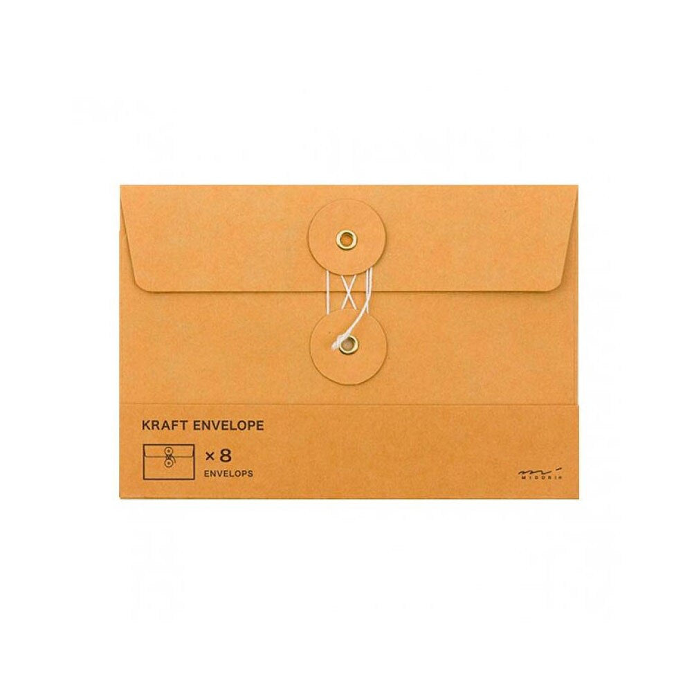 Traveler's Company Medium 4.5"x6.67" Paper Envelope 6ct