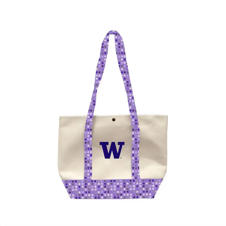 Neil Natural Lavender Straps W Heavyweight Ivy Snap Tote
