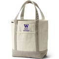 Lands' End Natural Canvas UW Bothell Interdisciplinary Arts & Sciences Open Top Tote Bag thumbnail