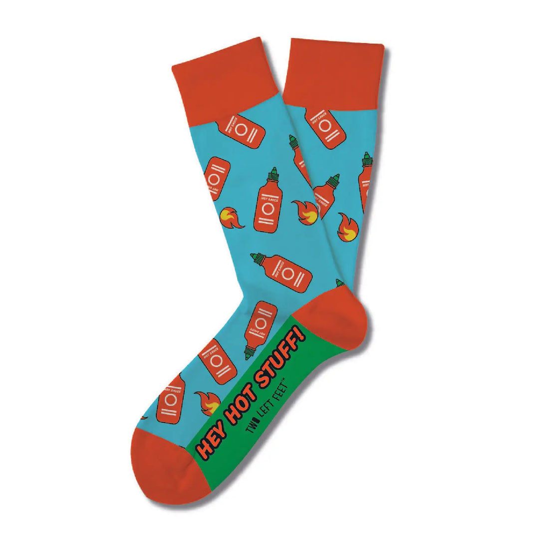 Two Left Feet Hey Hot Stuff Socks Small