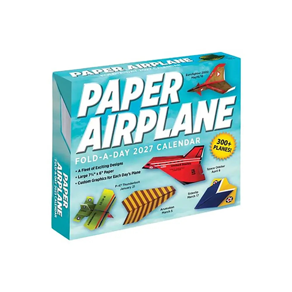 Paper Airplane 2027 Fold-A-Day Calendar