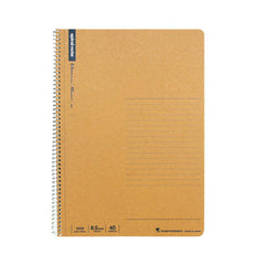 Maruman Kraft B5 6.5mm Ruled Spiral Notebook 40ct