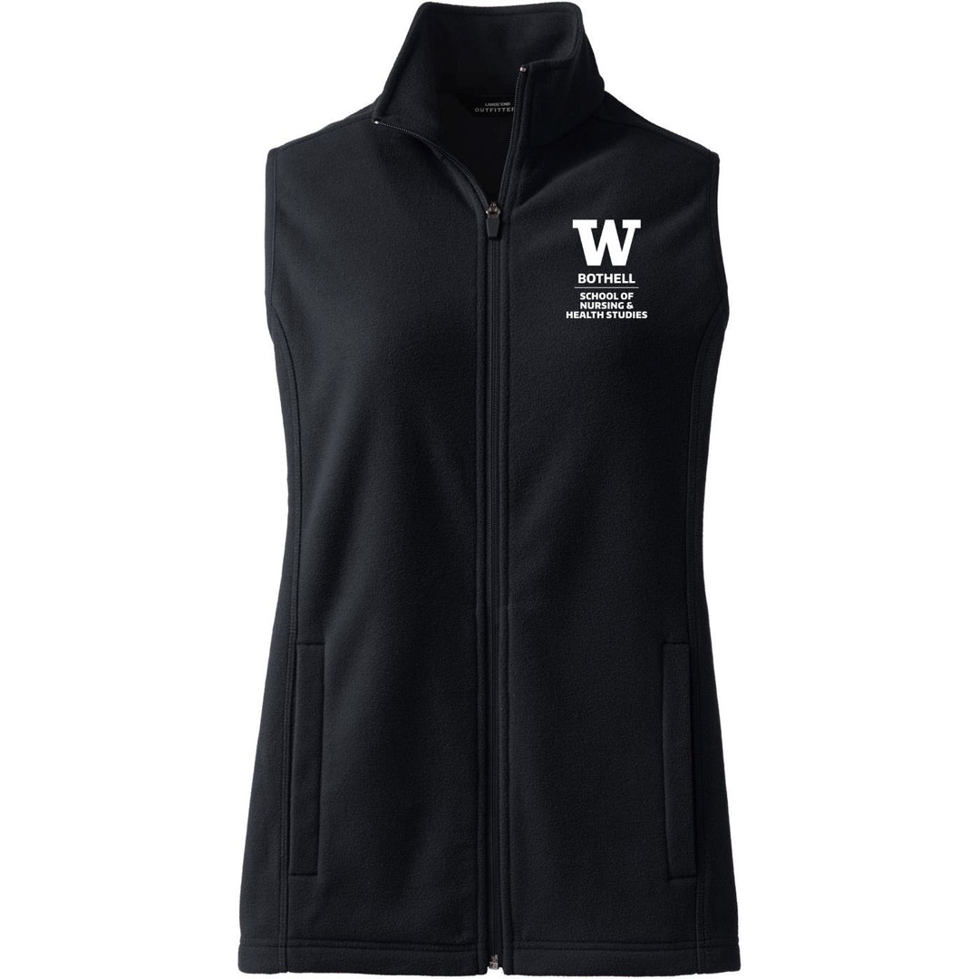 Lands' End Women's UW Bothell Nursing & Health Studies Thermacheck Fleece Vest