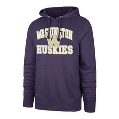 Photo of 47 Brand Men's Washington Huskies Velocity Headline Hoodie Front.