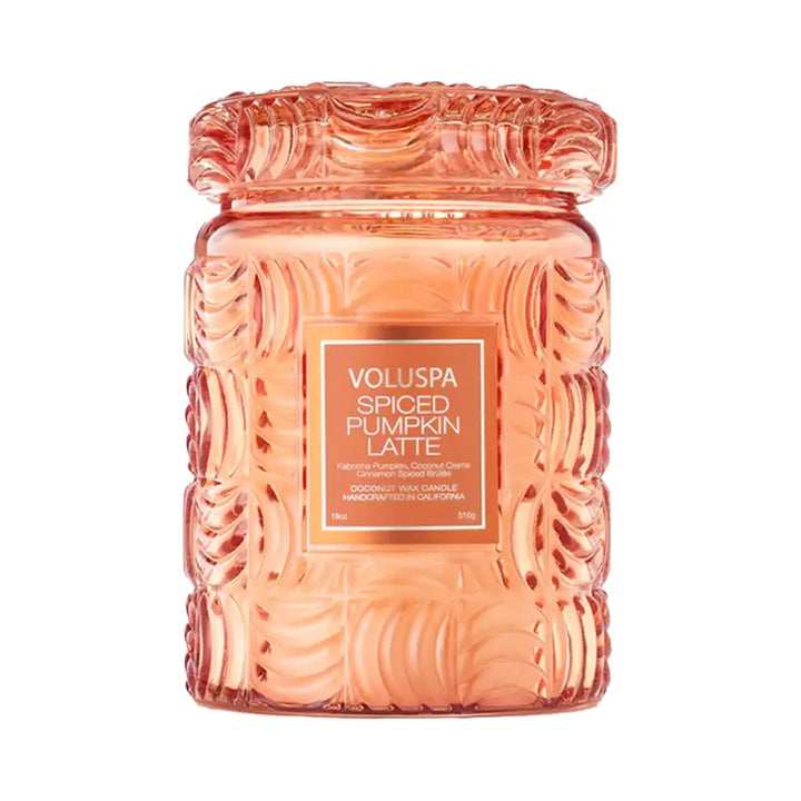 Voluspa Spiced Pumpkin Latte Large Jar Candle 18oz