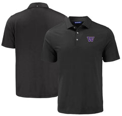 Photo of Cutter & Buck Men's Washington Huskies Coastline Epic Comfort Polo#color_black.