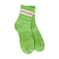 Photo of World's Softest Jade & Rose Rugby Mini Crew Socks.