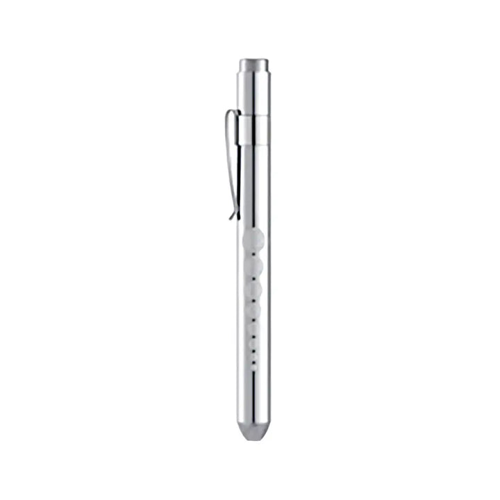 McCoy Reusable Aluminum LED Penlight With Pupil Gauge#color_silver