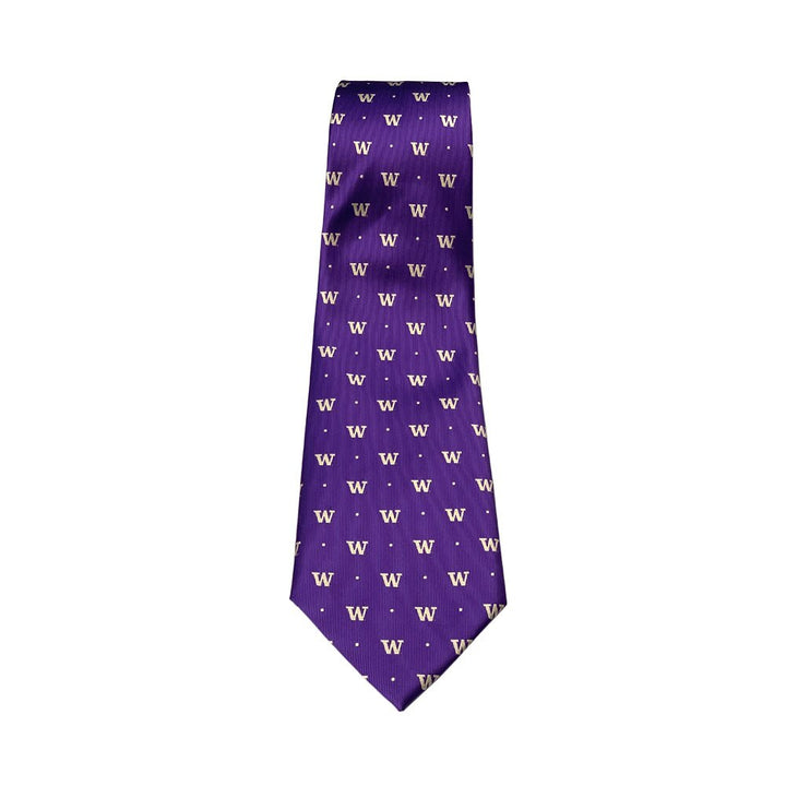 Jardine Collection Men's Purple All Over W Woven Poly Tie