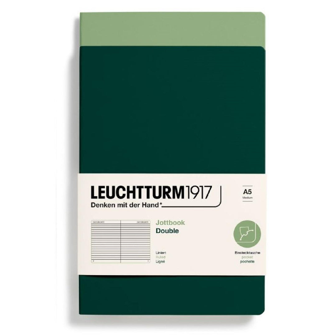 Leuchtturm 1917 Jottbook Double Pack A5 Flexcover Notebook 59ct