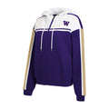 WEAR Women's Washington Huskies FW26 Colorblock Full Zip Hoodie thumbnail