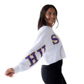 Gameday Social Women's Washington Huskies Phipps Split Sleeve Cropped Crewneck thumbnail