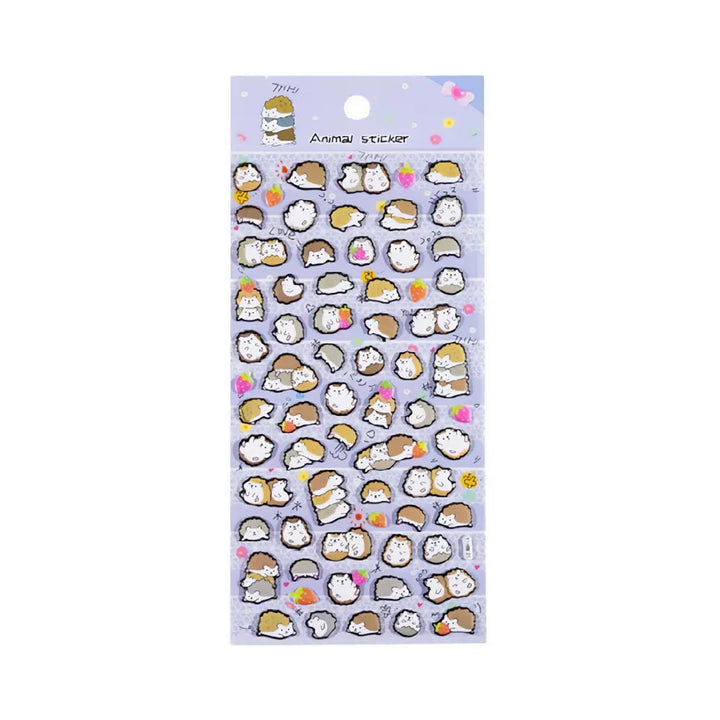BC Mini Hedgehog Puffy Stickers