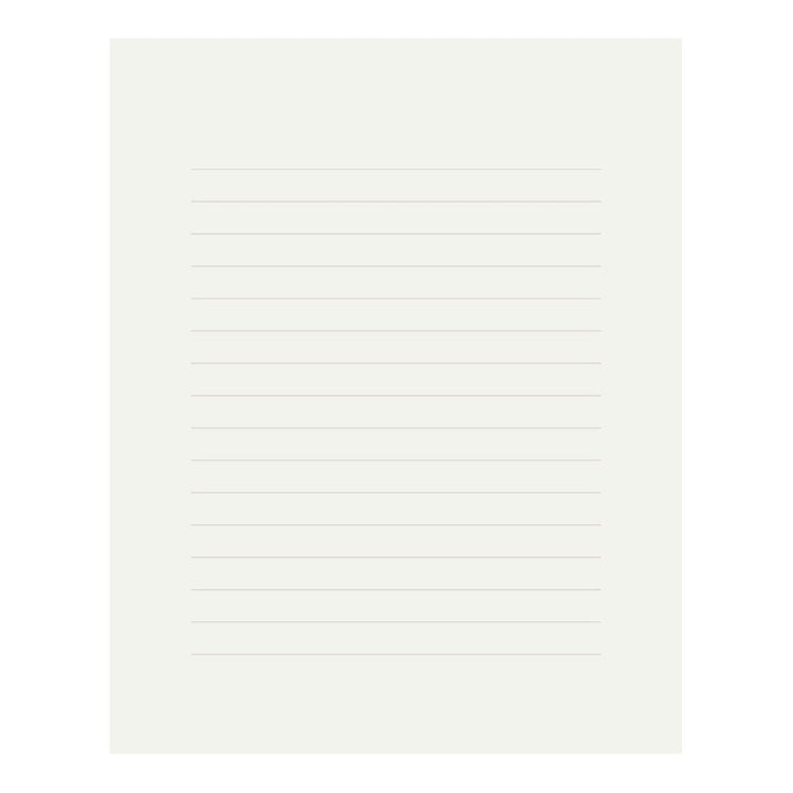 Midori Cotton Lined 8.25'x6.6" Letter Pad 50 Count