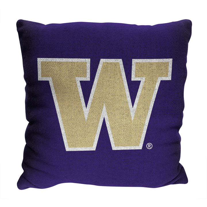 Northwest W WA Huskies Double-Sided Tapestry Pillow 18"