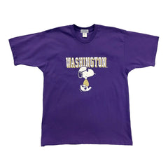Photo of Third Street Unisex Washington Huskies Snoopy Walking Tee.