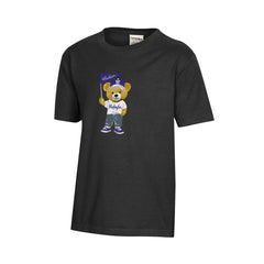 Photo of Comfort Wash Kids' Black Washington Teddy Bear w/ Pennant Tee.