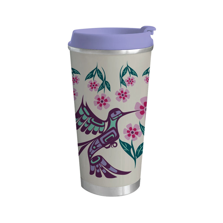 Native Northwest Hummingbird by F.D. Art Travel Mug