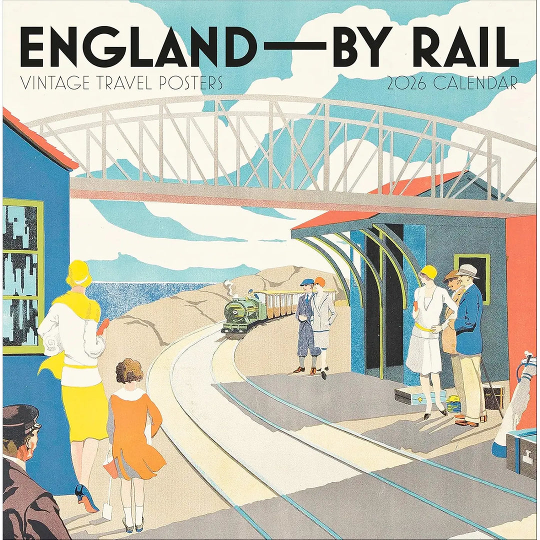 England by Rail: Vintage Travel Posters 2026 Wall Calendar