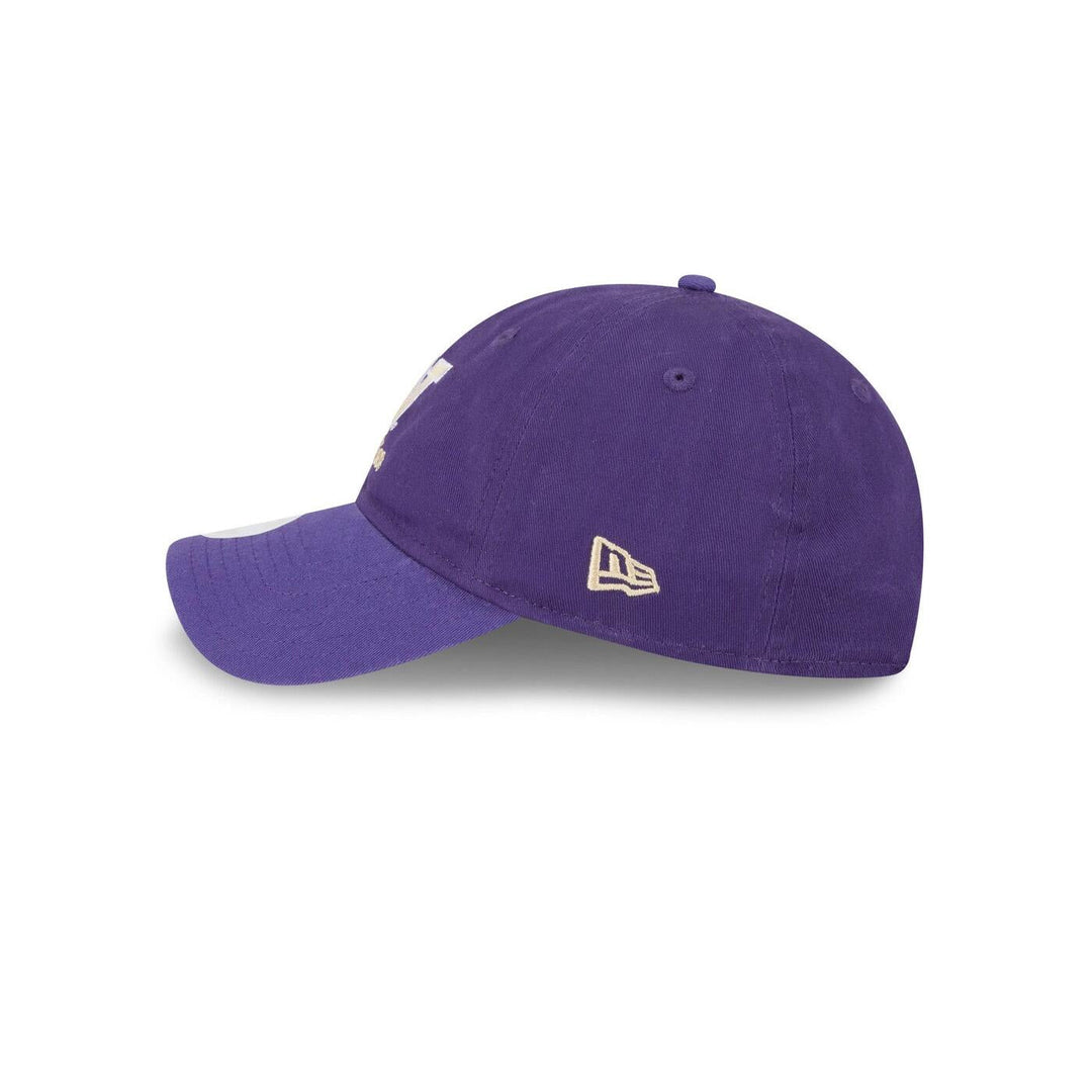 New Era Women's Purple W Script Huskies 9Twenty Preppy Adjustable Hat