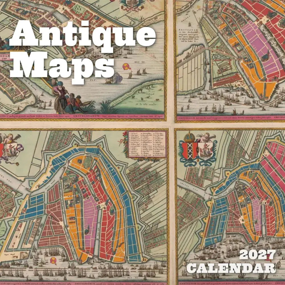 Antique Maps 2027 Wall Calendar