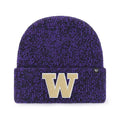 47 Brand Marled Purple Washington Huskies Brain Freeze Cuff Knit Beanie thumbnail